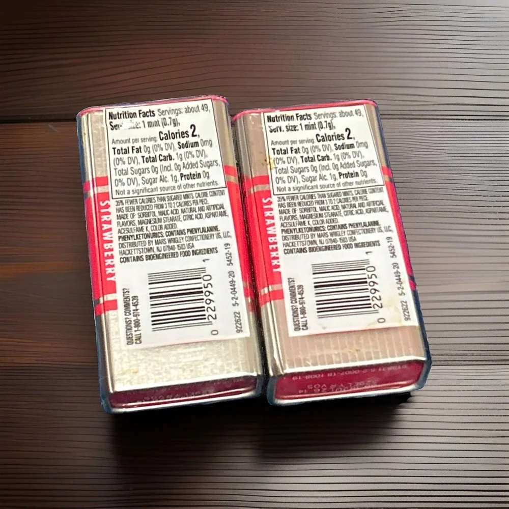 Altoids Arctic Curiously Cool Mints Strawberry 2 Packs Sealed